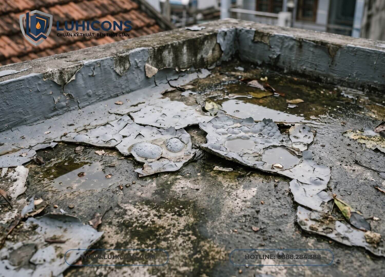 Thi Công Chống Thấm Sàn Mái Bê Tông Trọn Gói